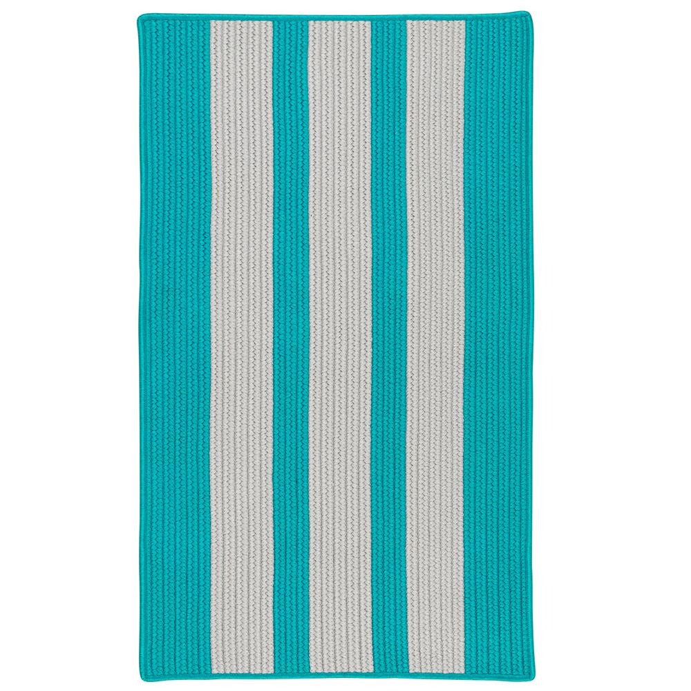 Colonial Mills EV37 Everglades Vertical Stripe  Turquoise 2